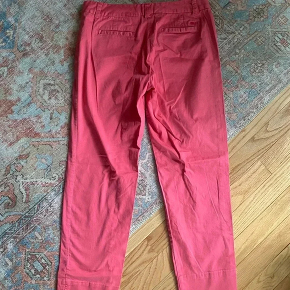 Vineyard Vines | Shep & Ian Pink Capri Casual Pants Chinos Size 0 (fits bigger) - Picture 3 of 4